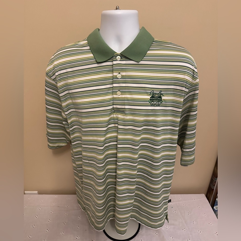 Byron Nelson Eleven Straight Men's Large Polo Embroidered Chatuae Elon  Logo
